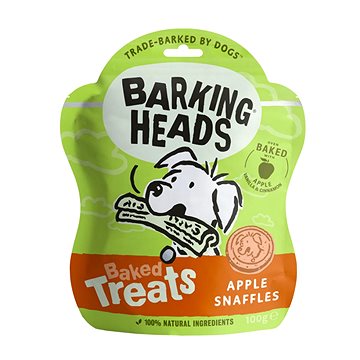 Barking Heads Baked Treats Apple Snaffles 100 g (5060189114436)