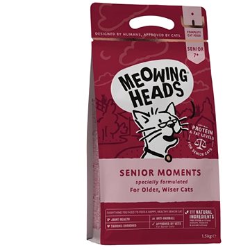 Meowing Heads Senior Moments 1,5 kg (5060189112586)