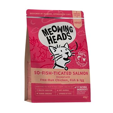 Meowing Heads So-fish-ticated Salmon 450 g (5060189114337)