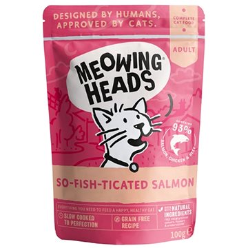 Meowing Heads So-fish-ticated Salmon kapsička 100 g (5060189114245)