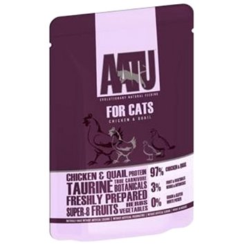 AATU Cat Chicken´n Quail kaps. 85 g (5060189112852)