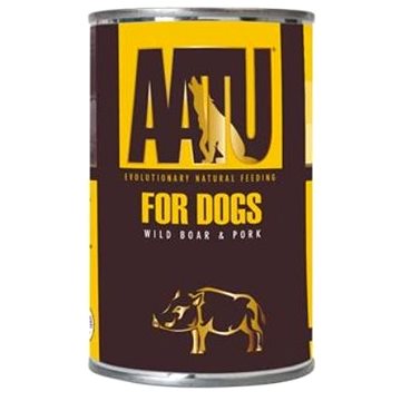 AATU Dog Wild Boar n Pork konzerva 400 g (5060189113521)