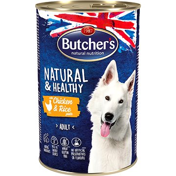 Butcher's Life konzerva s kuřecím masem a rýží 1200 g (5011792005659)