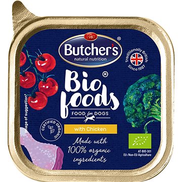 Butcher's Bio vanička pro psy s kuřecím 150 g (5011792003853)