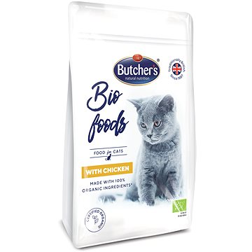Butcher's Organic granule pro kočky s kuřecím 800 g (5011792003839)