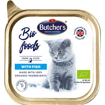 Butcher's Bio vanička pro kočky s rybou 85 g (5011792003907)