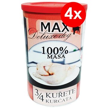 MAX deluxe 3/4 kuřete 1200 g, 4 ks (8594025084364)
