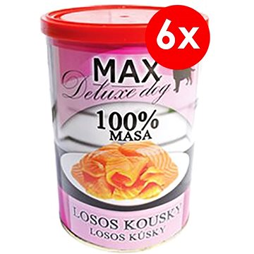 MAX deluxe losos kousky 400 g, 6 ks (8594025082827)