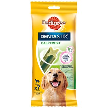 Pedigree Dentastix Daily Fresh dentální pamlsky pro psy velkých plemen 7 ks 270 g (5010394002967)