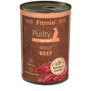Fitmin Purity Konzerva hovězí pro psy 400 g (8595237018857)