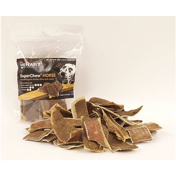 HenArt SuperChew koňské maso 300 g, pro střední a velká plemena psů (8719747821268)