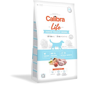 Calibra Dog Life Junior Medium Breed Chicken 2,5 kg (8594062086475)