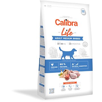 Calibra Dog Life Adult Medium Breed Chicken 2,5 kg (8594062086598)