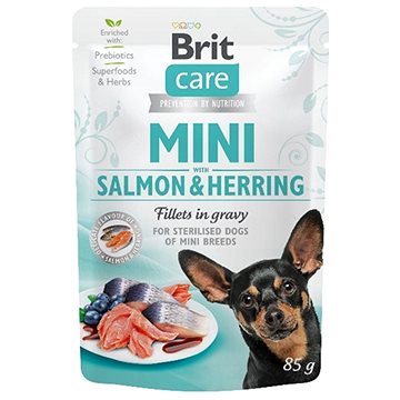 Brit Care Mini Salmon & Herring sterilised Fillets in Gravy 85 g (8595602560349)