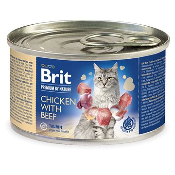 Brit Premium by Nature Chicken with Beef 200 g (8595602545018)
