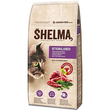 Shelma granule FM kočka sterilní hovězí 8 kg (8595606406773)