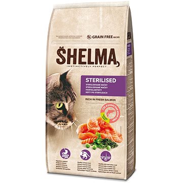 Shelma granule FM kočka sterilní losos 8 kg (8595606406780)