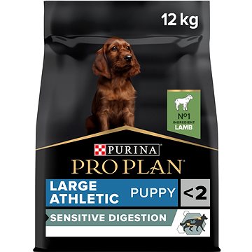 Pro Plan large puppy athletic optidigest jehněčí 12 kg (7613036710992)