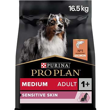 Pro Plan medium sensitive skin losos 14 kg + 2,5 kg (7613035119024)