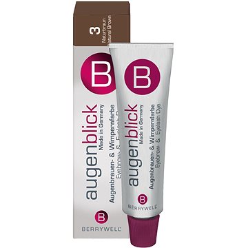 BERRYWELL Augenblick Eyebrow & Eyelash Dye 3 Brown - 15 ml (4011669002201)