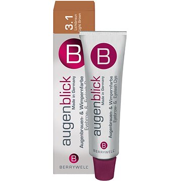 BERRYWELL Augenblick Eyebrow & Eyelash Dye 3.1 Light Brown - 15 ml (4011669002218)