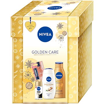 NIVEA dárkový box pro zpevněnou pokožku v přirozeném zlatém tónu (9005800361970)
