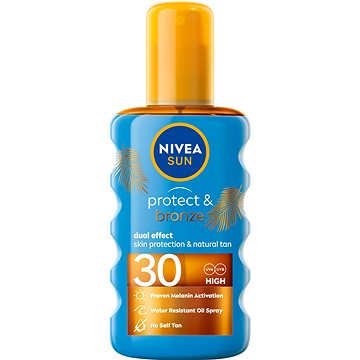 NIVEA SUN Protect & Bronze Oil SPF 30 200 ml (4005900118172)