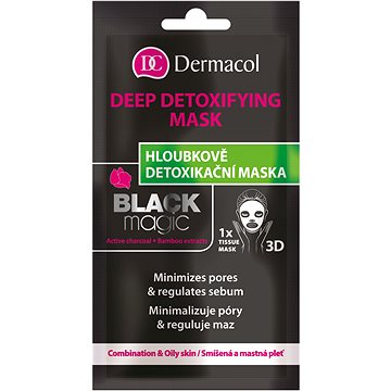 DERMACOL Tissue Detoxifying Mask Black Magic 15 ml (8595003114714)