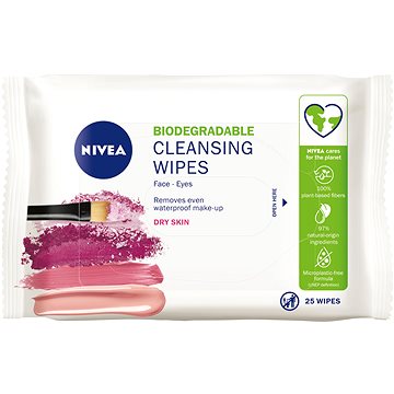 NIVEA Gentle Cleansing Wipes Dry and Sensitive Skin 25 ks (4005808561179)