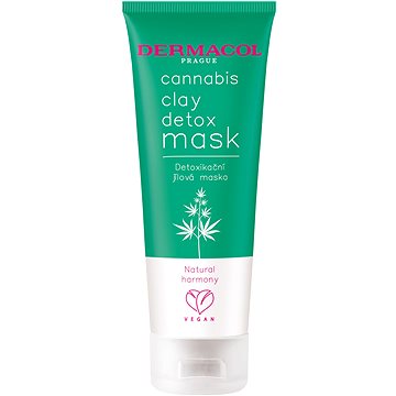 DERMACOL Cannabis clay detox mask 100 ml (8595003120661)