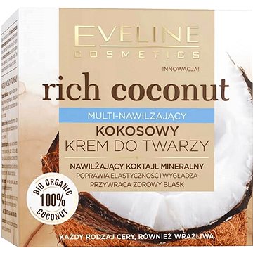 EVELINE COSMETICS Rich Coconut multi-moisturizing coconut face cream 50 ml (5903416029441)