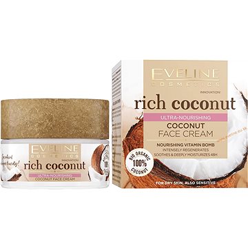 EVELINE COSMETICS Rich Coconut ultra-nourishing coconut face cream 50 ml (5903416030249)