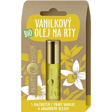 PURITY VISION Bio Vanilkový olej na rty 10 ml (8595572902590)