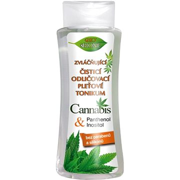 BIONE COSMETICS Bio Cannabis Čistící odličovací pleťové tonikum 255 ml (8595061605377)