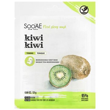 SOO'AE Food Story Maska - kiwi 25 g (8809545504330)