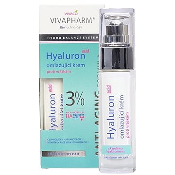 VIVACO Vivapharm Anti-Aging Formula Omlazující hyaluronový krém proti vráskám 30 ml (8595635214028)