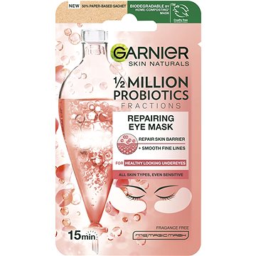 GARNIER Skin Naturals regenerační oční textilní maska s probiotickými frakcemi, 6 g (3600542461740)