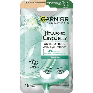 GARNIER Cryo Jelly oční textilní maska s chladivým efektem -7 °C 5 g (3600542500517)