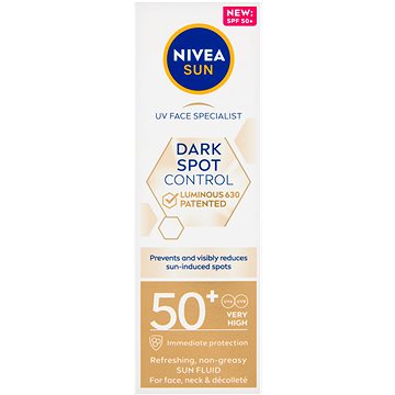 NIVEA Sun Luminous Face Creme 630 SPF50+ (4006000002514)