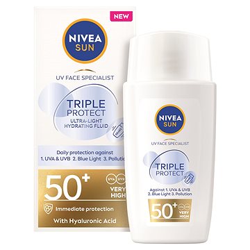 NIVEA Sun Tripple Protect Creme SPF50+ (4005900998873)