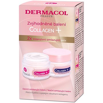 DERMACOL Collagen plus day + night cream 2 × 50 ml (8595003119559)