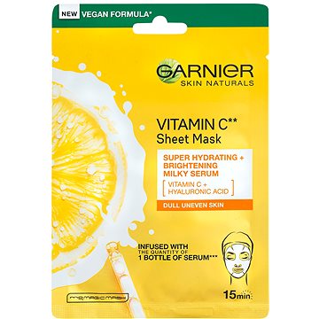 GARNIER Skin Naturals Vitamin C Super Hydrating Sheet Mask 28 g (3600542380492)