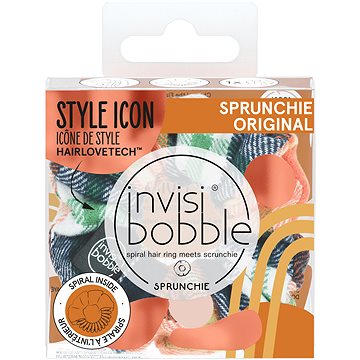 invisibobble® SPRUNCHIE Fall in Love Channel the Flannel (4063528029614)
