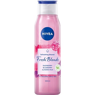 NIVEA Fresh Blends Raspberry, Blueberry, Almond Milk 300 ml (9005800329222)