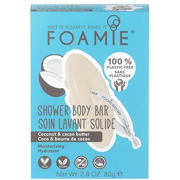 FOAMIE Shower Body Bar Shake Your Coconuts 80 g (4063528008923)