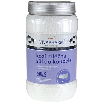 VIVACO Vivapharm Sůl do koupele s kozím mlékem 1200 g (8595635201882)
