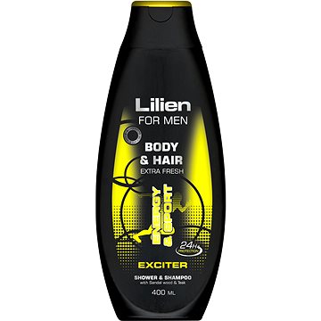 LILIEN Sprchový gel & šampon Exciter 400 ml (8595196906295)