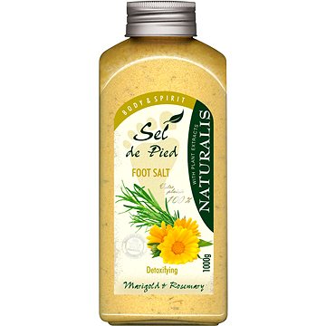 NATURALIS Sůl na nohy Marigold & Rosemary 1000 g (8596048000574)