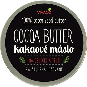 VIVACO BIO COCOA Seed Butter - kakaové máslo 200 ml (8595635204227)