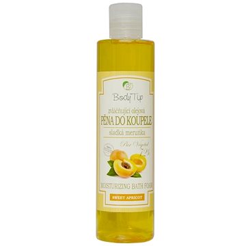 VIVACO Body Tip Zvláčňující olejová pěna do koupele Sladká meruňka 250 ml (8595635206733)